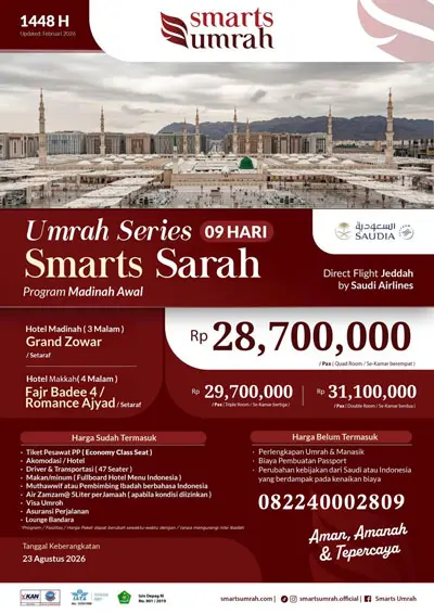 Paket Umroh Agustus 2026 - hargaUmroh.id