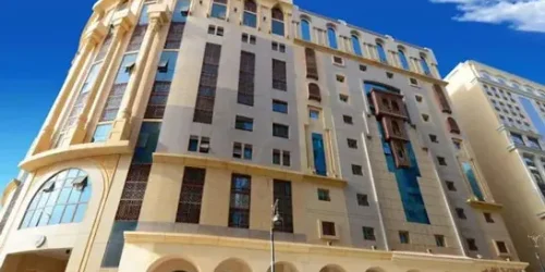 Pintu Masuk dan Jarak Hotel Mukhtara Al Gharbi Madinah